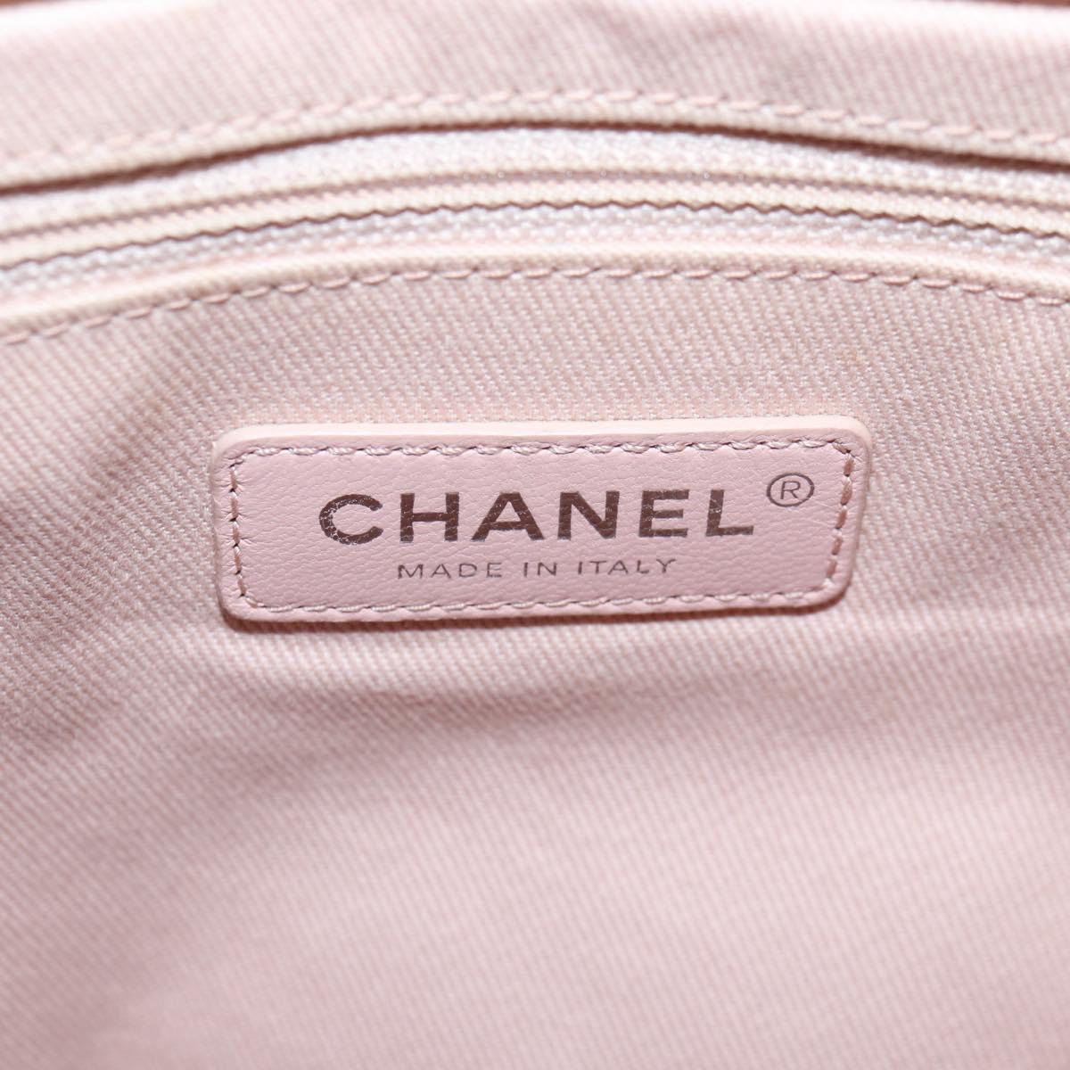 CHANEL Backpack Canvas Green CC Auth 126527M