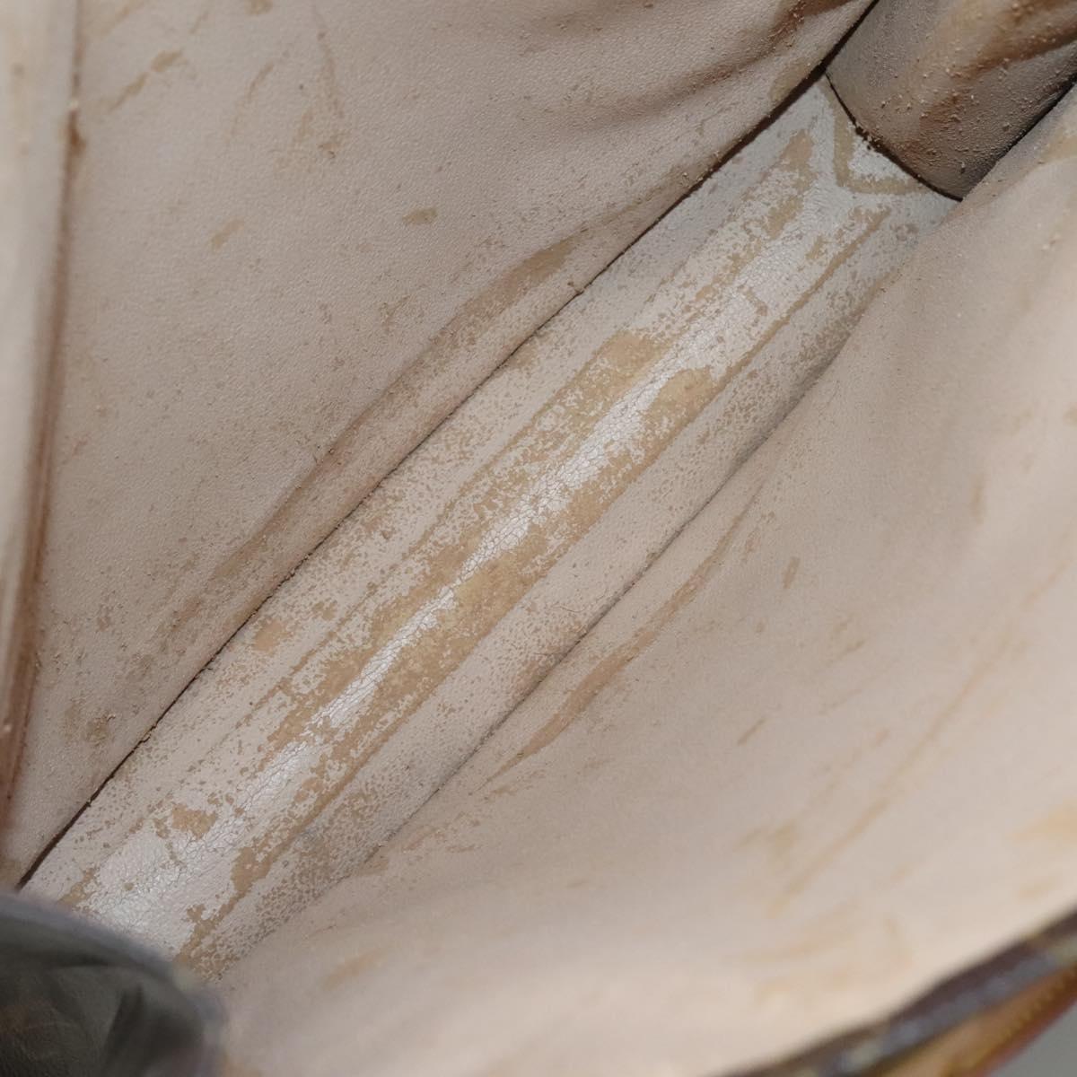 LOUIS VUITTON Monogram Sac Plat Hand Bag M51140 LV Auth 126531