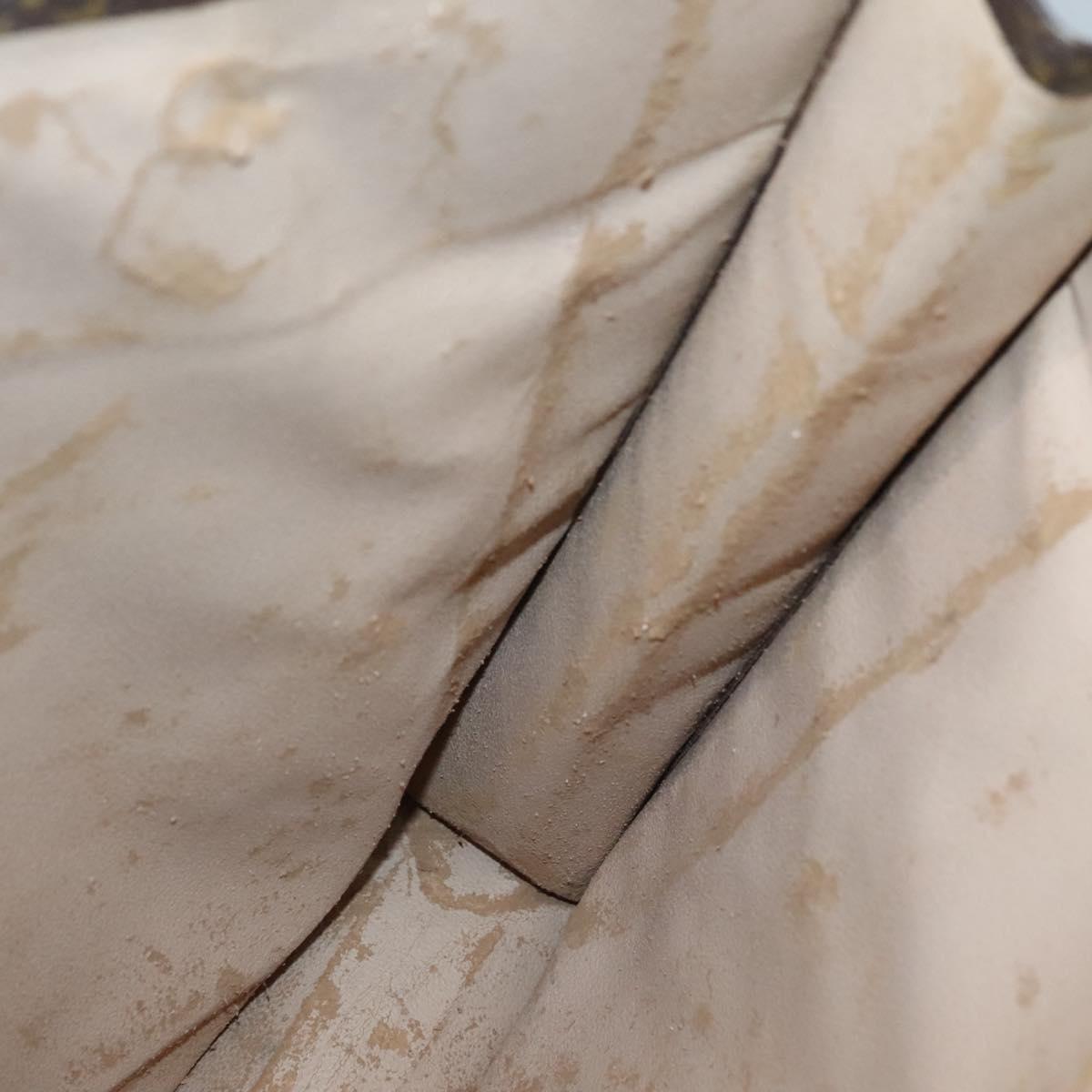 LOUIS VUITTON Monogram Sac Plat Hand Bag M51140 LV Auth 126531