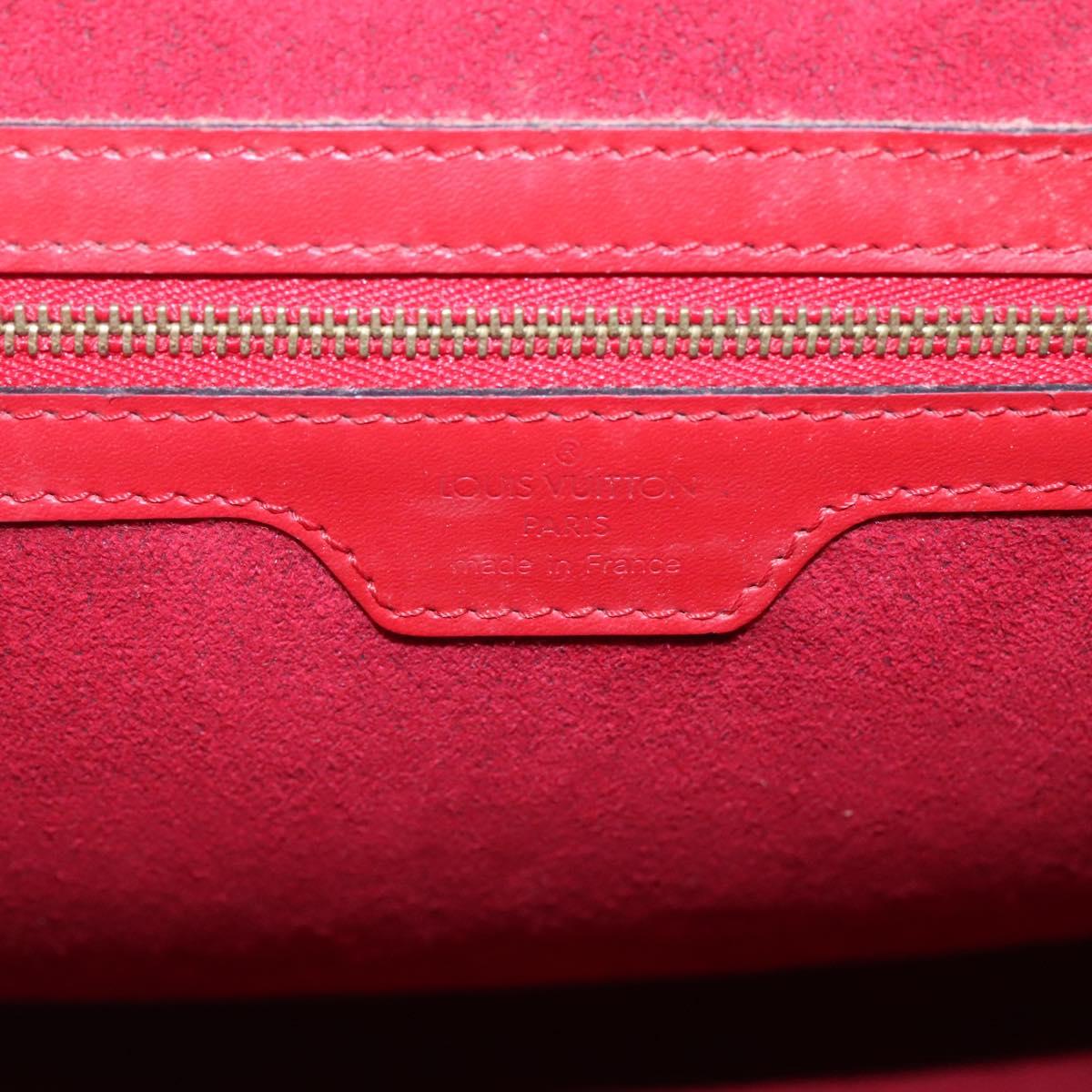 LOUIS VUITTON Epi Lussac Shoulder Bag Red M52287 LV Auth 126548