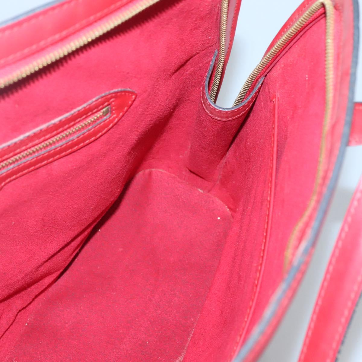 LOUIS VUITTON Epi Lussac Shoulder Bag Red M52287 LV Auth 126548