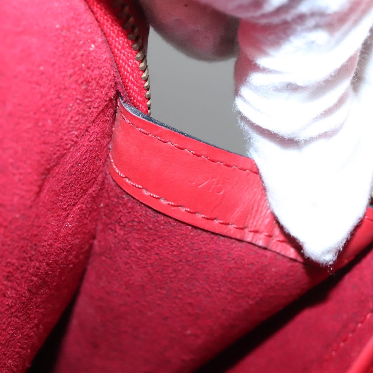 LOUIS VUITTON Epi Lussac Shoulder Bag Red M52287 LV Auth 126548