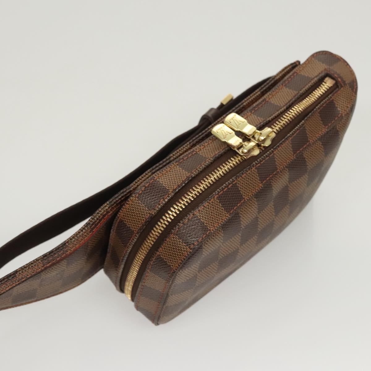 LOUIS VUITTON Damier Ebene Geronimos Shoulder Bag N51994 LV Auth 126551