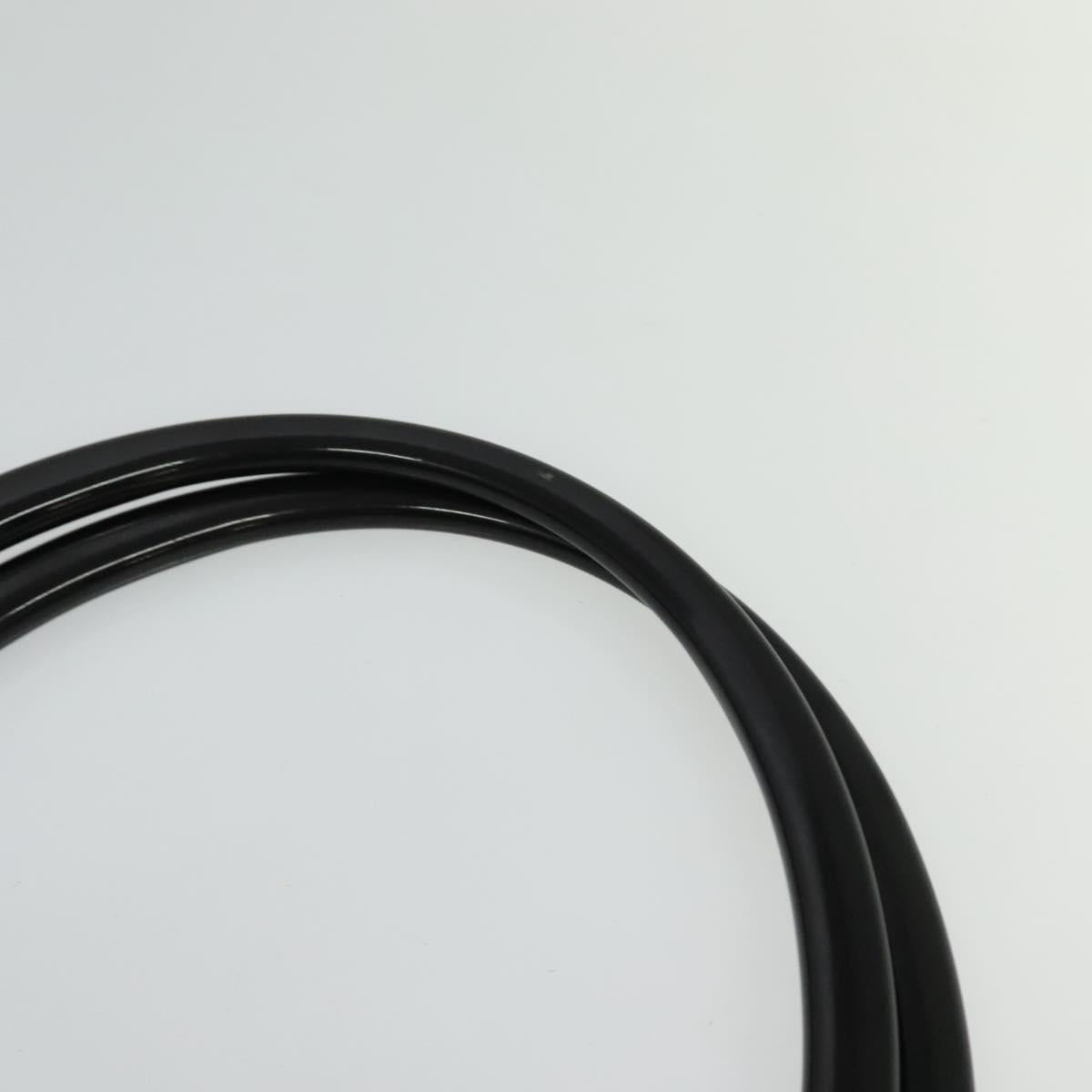 PRADA Shoulder Bag Nylon Plastic Green Silver Auth 126560