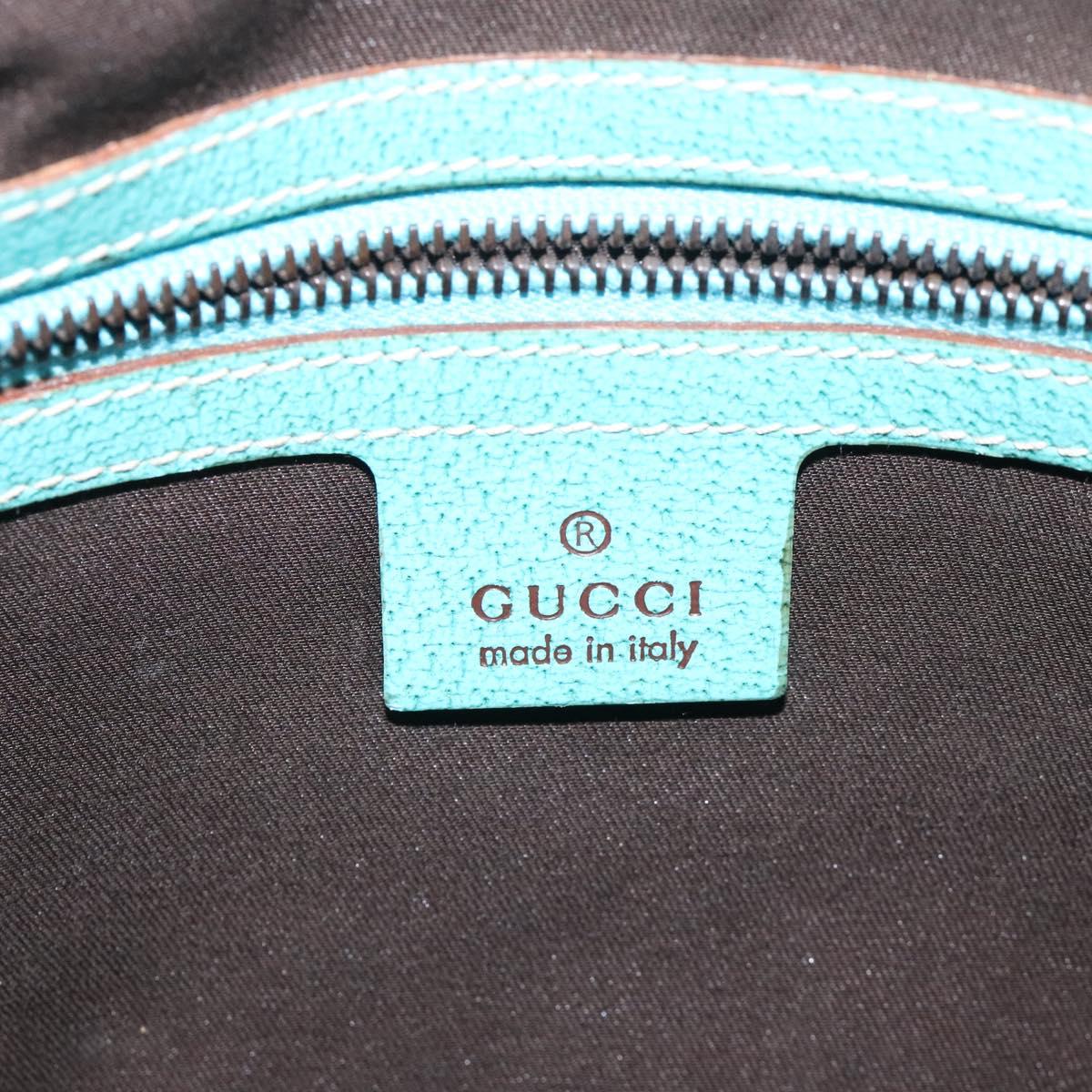 GUCCI Jackie GG Canvas Shoulder Bag Beige 120888 Auth 126565