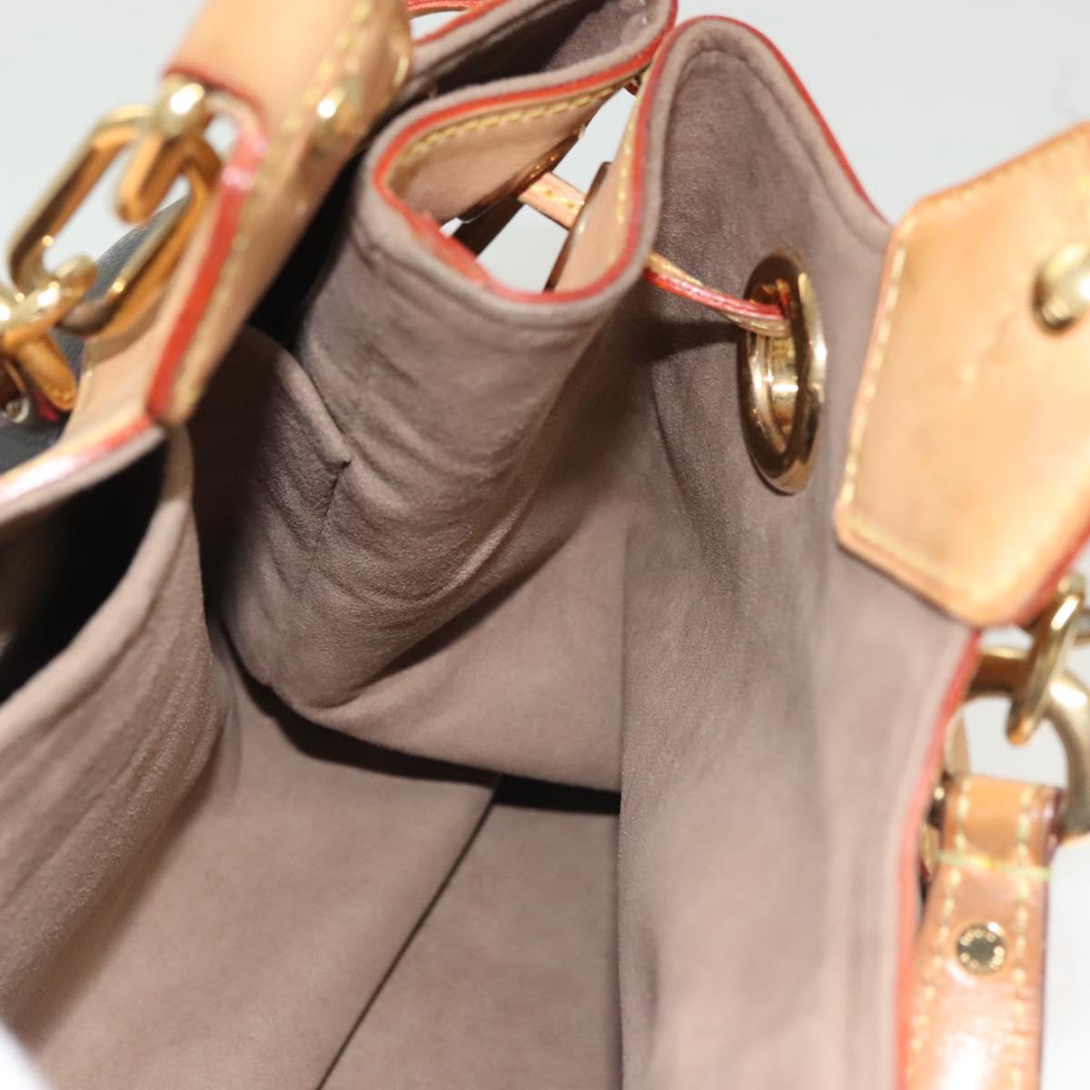 LOUIS VUITTON Monogram Multicolor Ursula Tote Bag Black M40124 LV Auth 126571