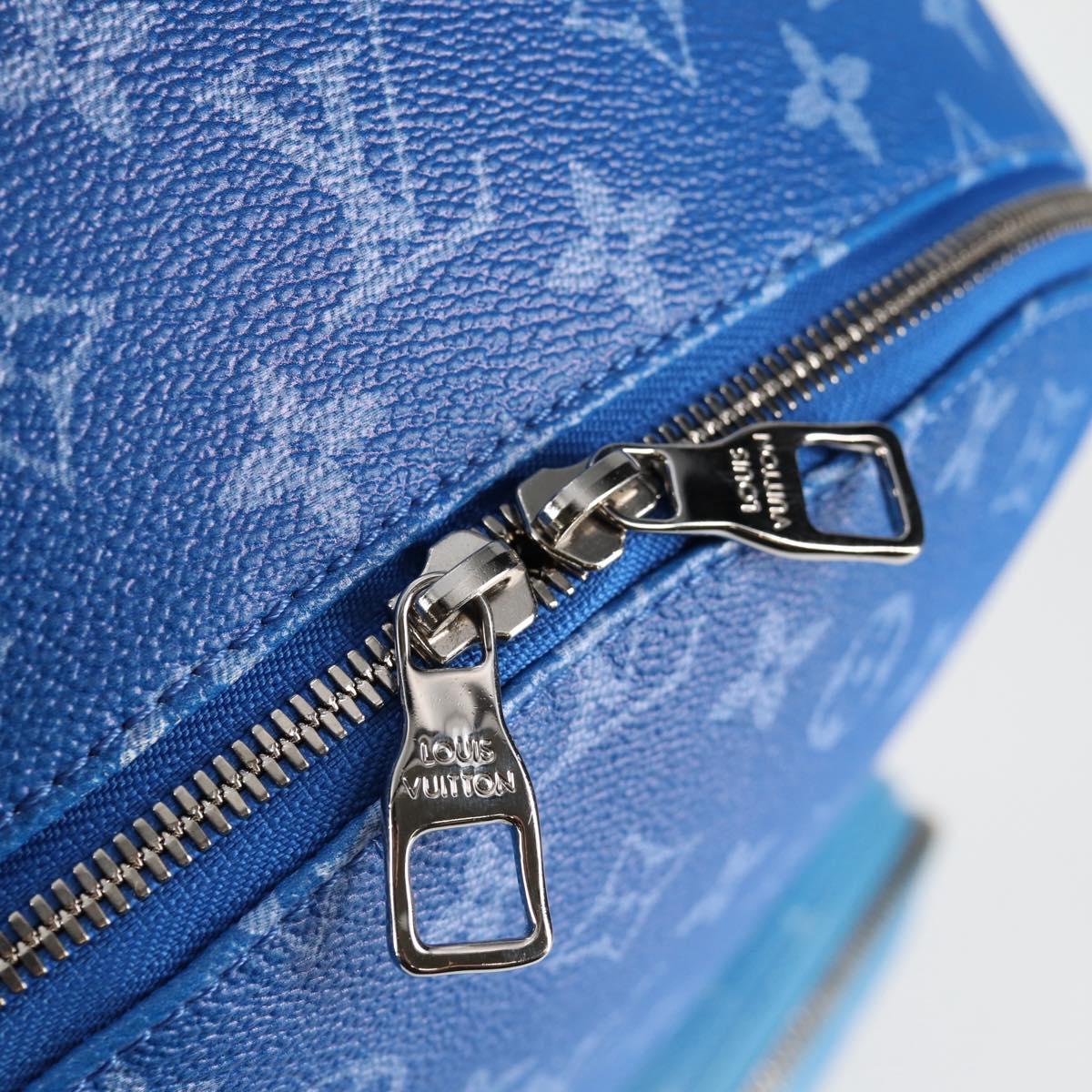 LOUIS VUITTON Clouds Backpack Multi Pocket Backpack Blue M45441 LV Auth 126591SM