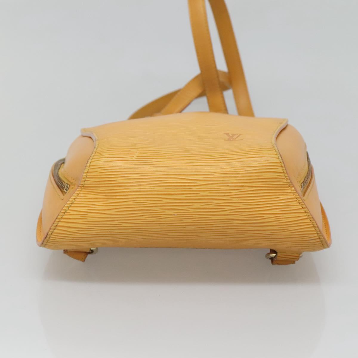 LOUIS VUITTON Epi Mabillon Backpack Yellow M52239 LV Auth 126601