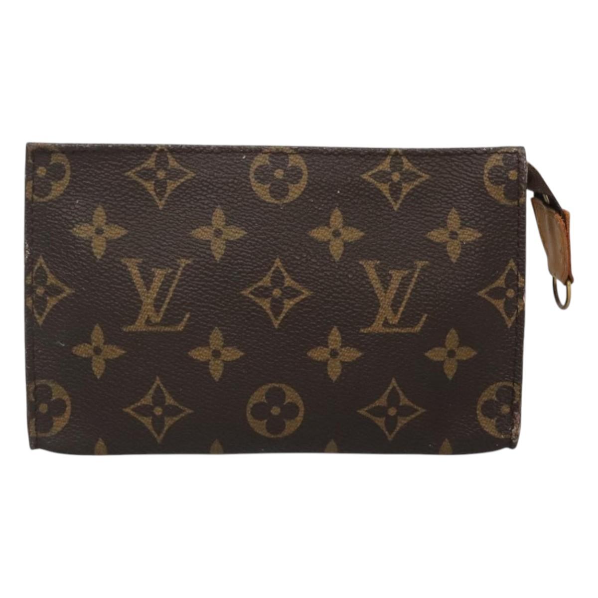 LOUIS VUITTON Monogram Bucket PM Accessory Pouch LV Auth 126627