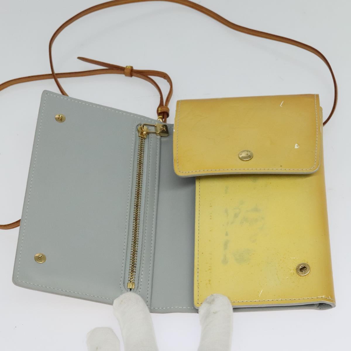 LOUIS VUITTON Monogram Vernis Walker Gris M91031 LV Auth 126634