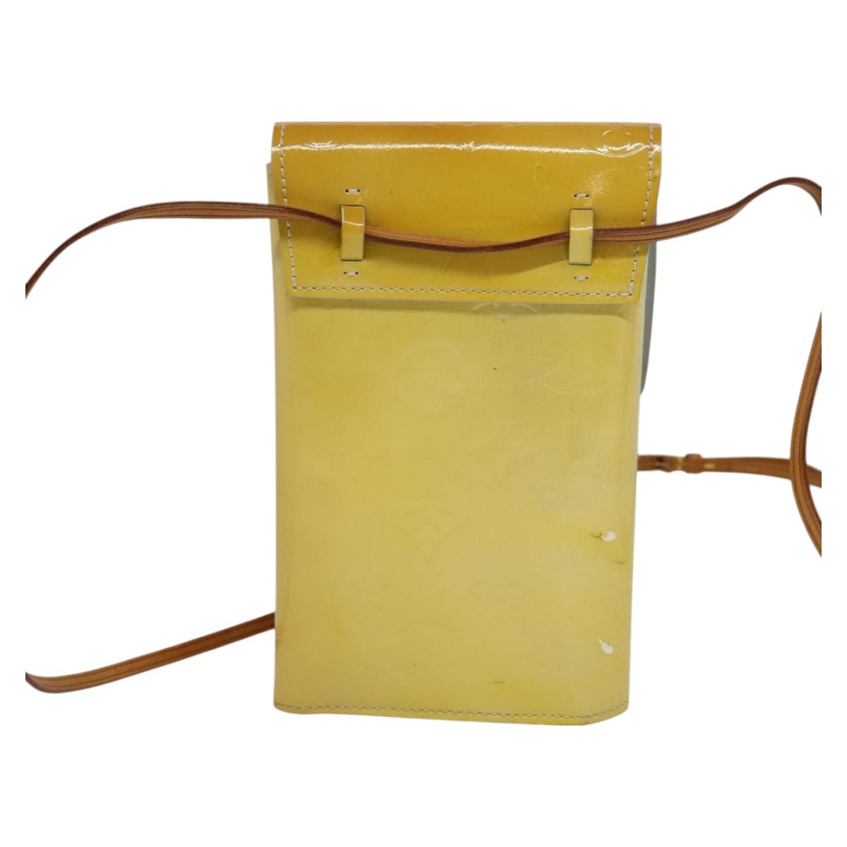 LOUIS VUITTON Monogram Vernis Walker Gris M91031 LV Auth 126634