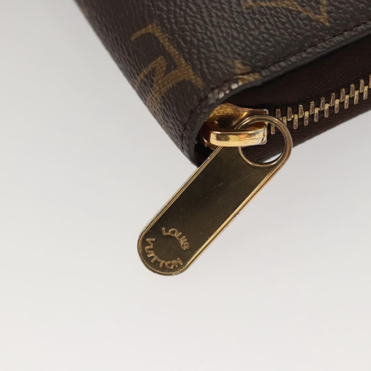 LOUIS VUITTON Monogram Lovelock Zippy Wallet Long Wallet M64116 LV Auth 126640
