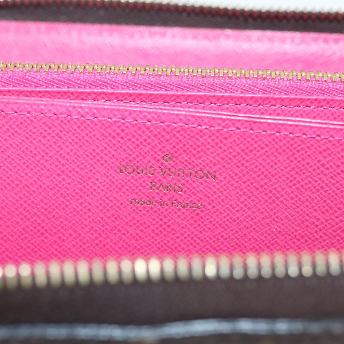 LOUIS VUITTON Monogram Lovelock Zippy Wallet Long Wallet M64116 LV Auth 126640