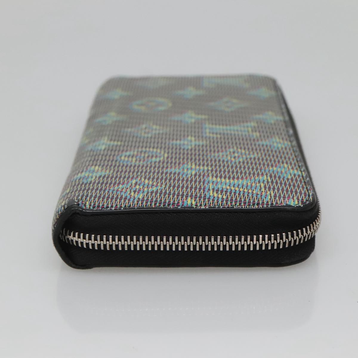 LOUIS VUITTON Monogram LV Pop Zippy Wallet Long Wallet Green M68664 Auth 126655