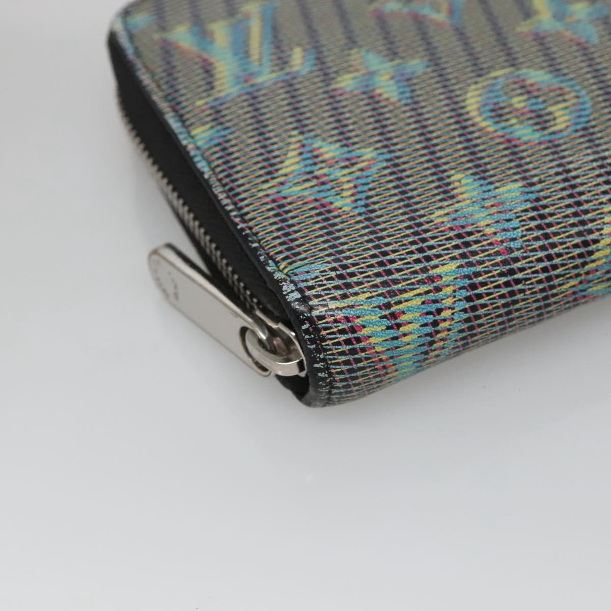 LOUIS VUITTON Monogram LV Pop Zippy Wallet Long Wallet Green M68664 Auth 126655