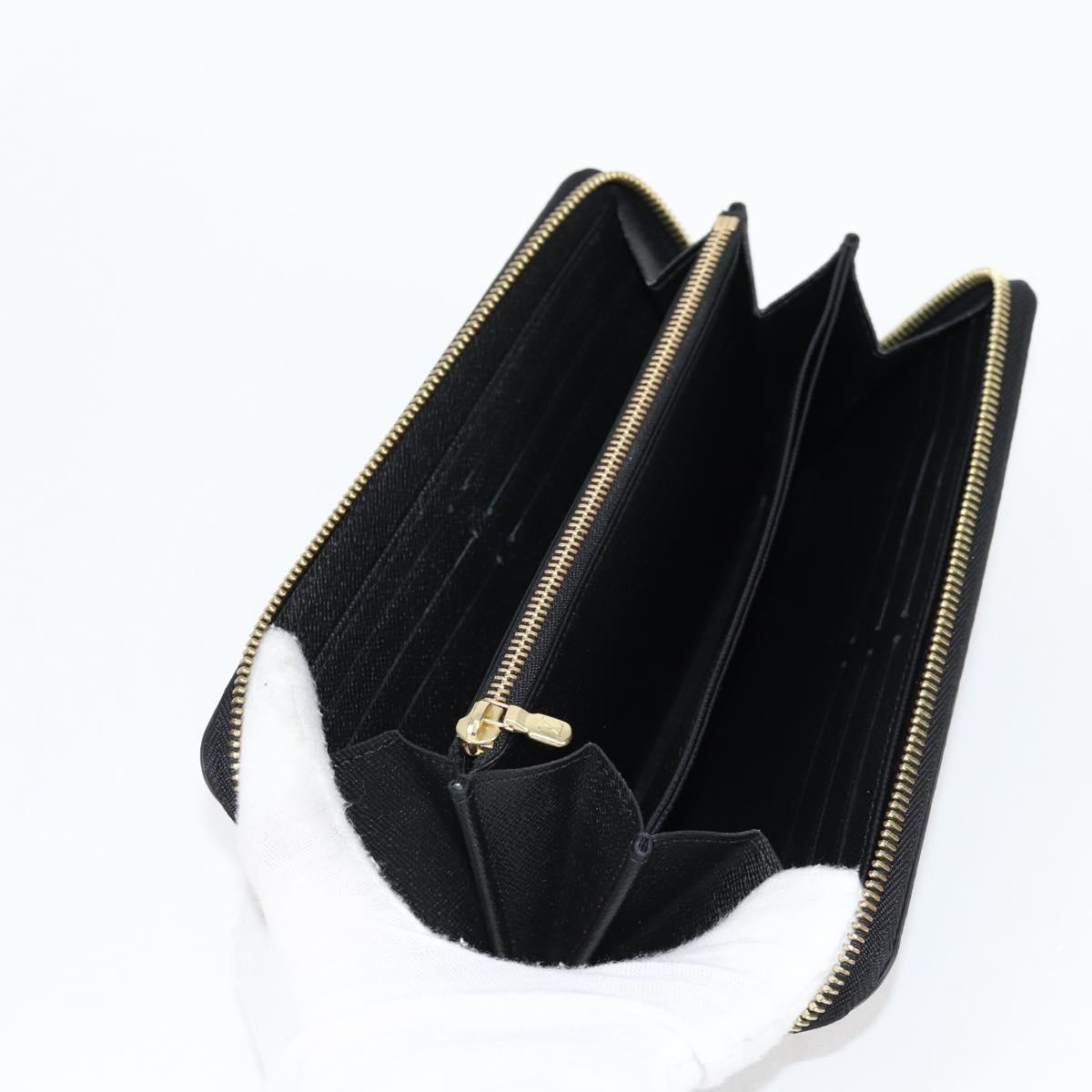 LOUIS VUITTON Monogram Game On Zippy Wallet Wallet Black M80323 LV Auth 126656M