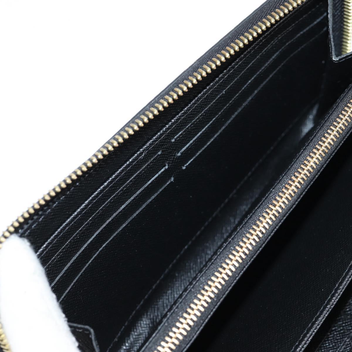 LOUIS VUITTON Monogram Game On Zippy Wallet Wallet Black M80323 LV Auth 126656M