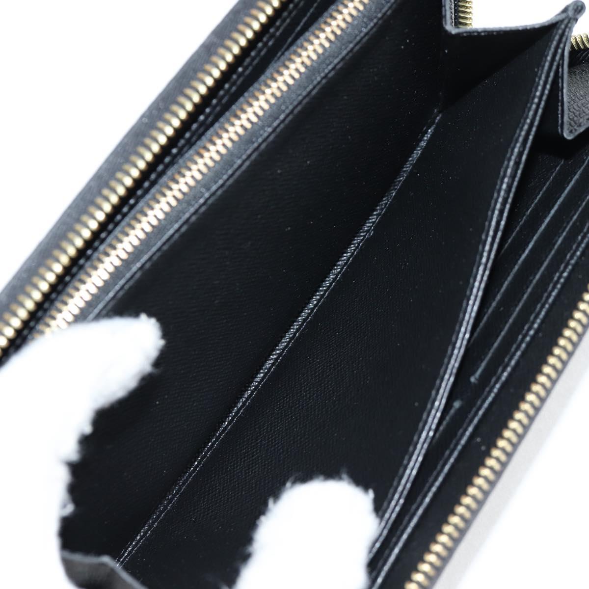 LOUIS VUITTON Monogram Game On Zippy Wallet Wallet Black M80323 LV Auth 126656M