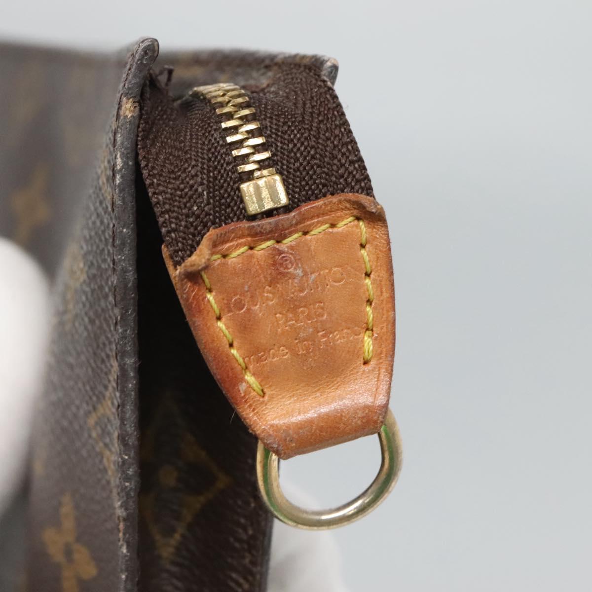 LOUIS VUITTON Monogram Bucket PM Accessory Pouch LV Auth 126663