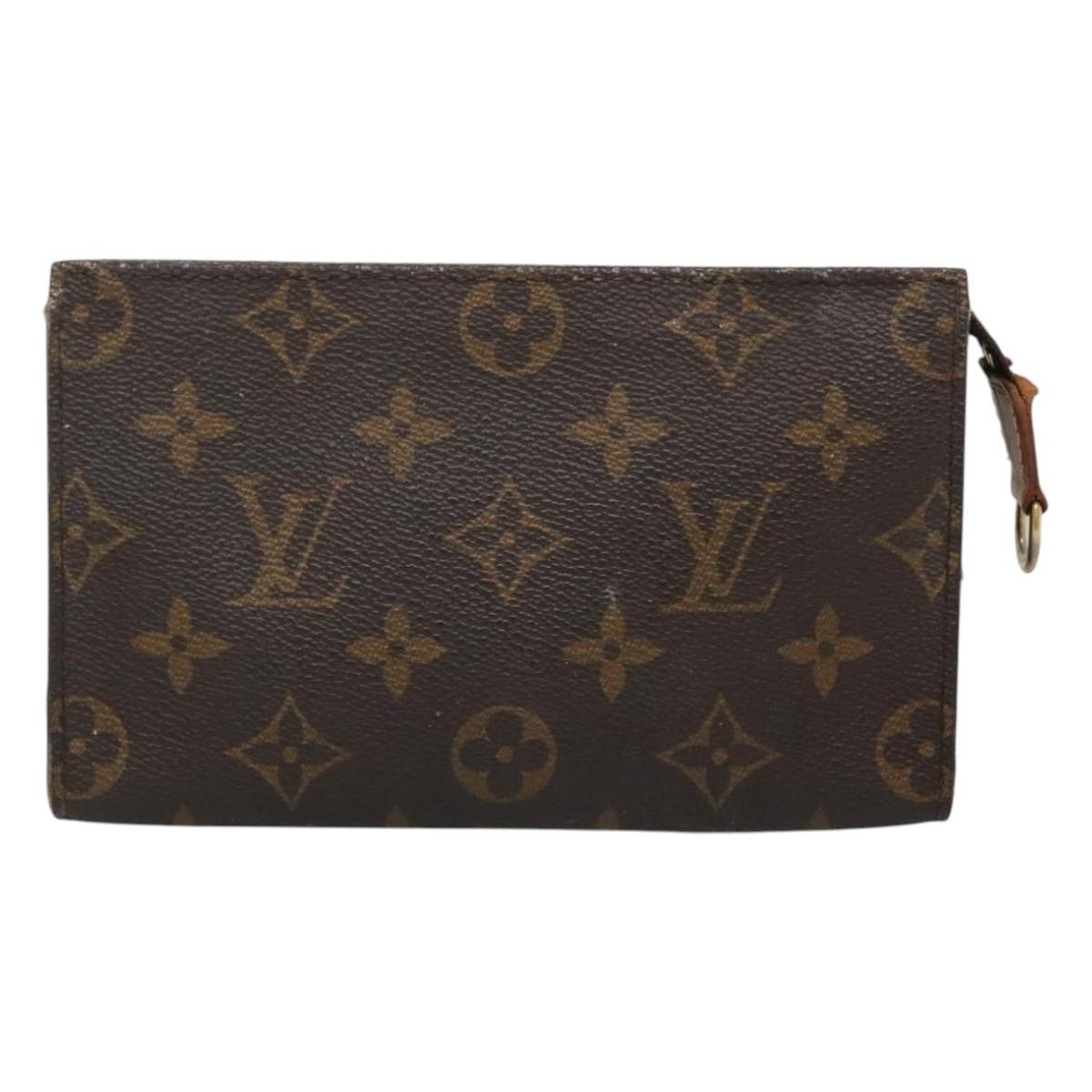 LOUIS VUITTON Monogram Bucket PM Accessory Pouch LV Auth 126663