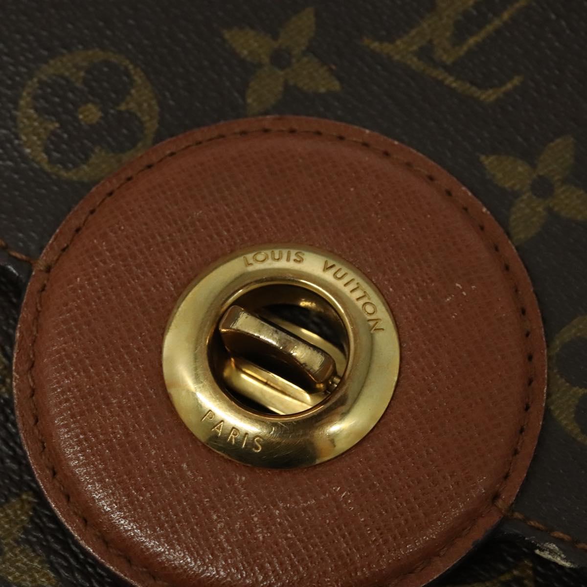 LOUIS VUITTON Monogram Raspail Shoulder Bag M51372 LV Auth 126668