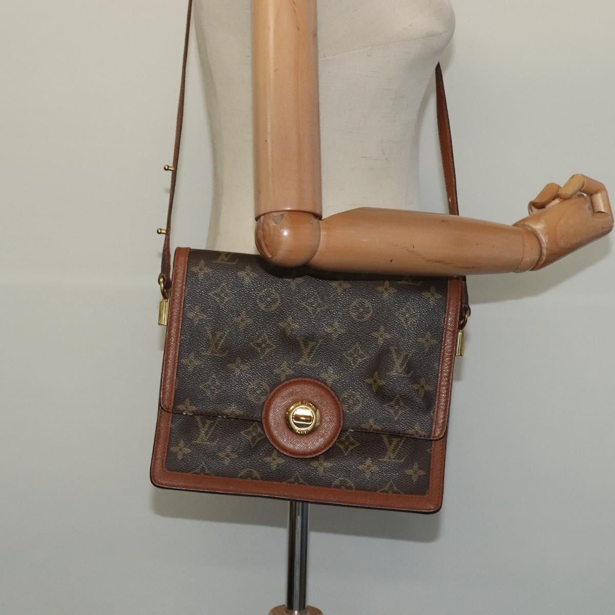 LOUIS VUITTON Monogram Raspail Shoulder Bag M51372 LV Auth 126668