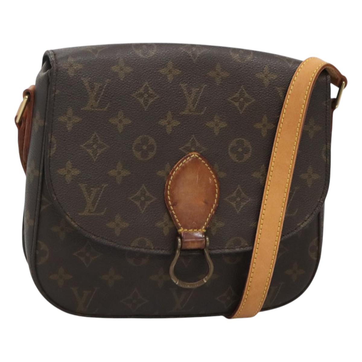 LOUIS VUITTON Monogram Saint Cloud GM Shoulder Bag M51242 LV Auth 126669