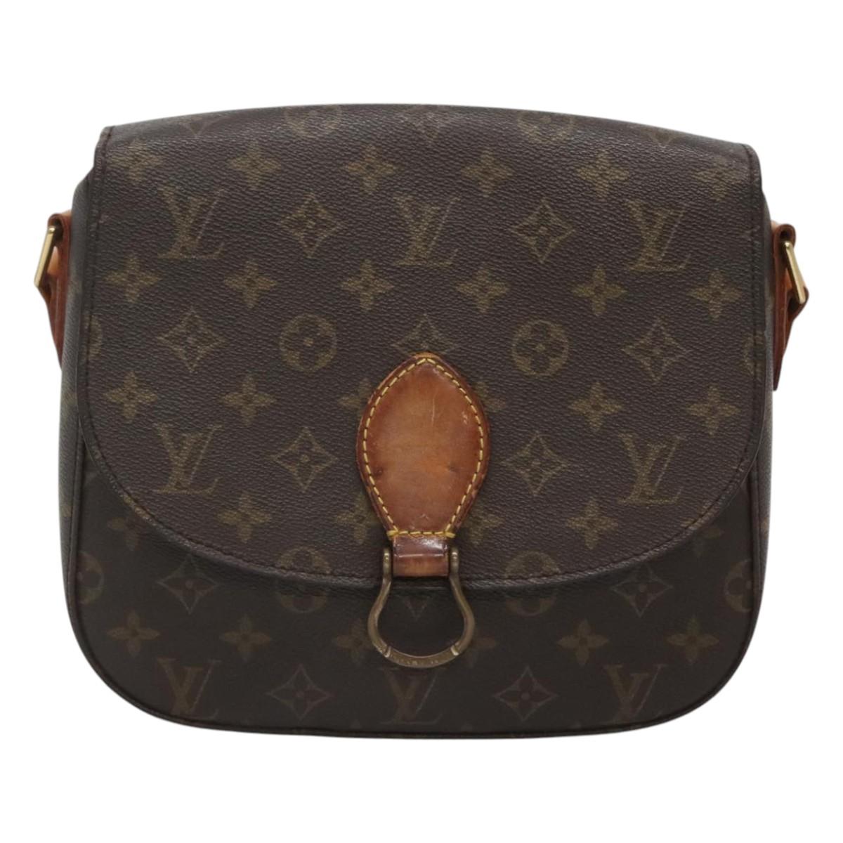 LOUIS VUITTON Monogram Saint Cloud GM Shoulder Bag M51242 LV Auth 126669