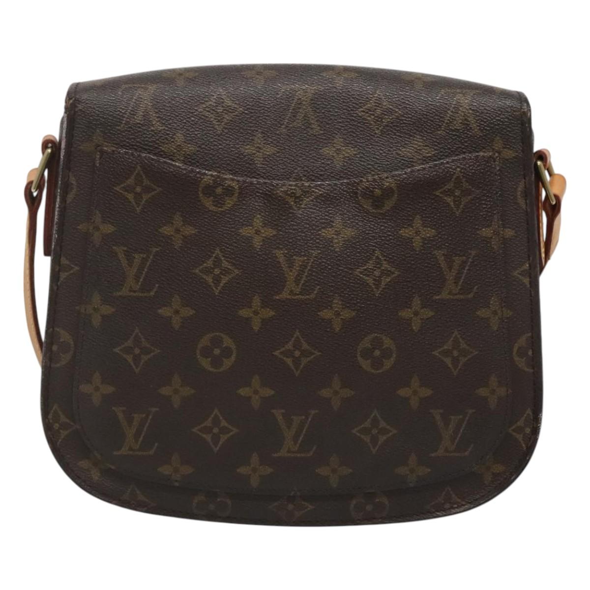 LOUIS VUITTON Monogram Saint Cloud GM Shoulder Bag M51242 LV Auth 126669