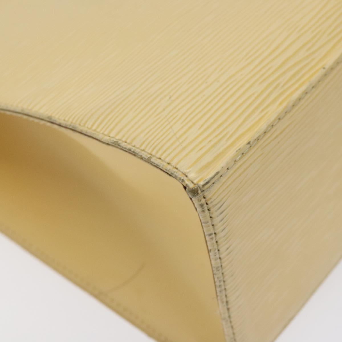 LOUIS VUITTON Epi Croisette PM Tote Bag Vanilla M5249A LV Auth 126679