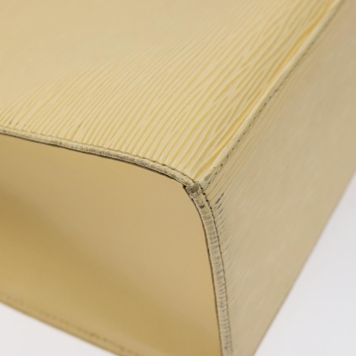 LOUIS VUITTON Epi Croisette PM Tote Bag Vanilla M5249A LV Auth 126679