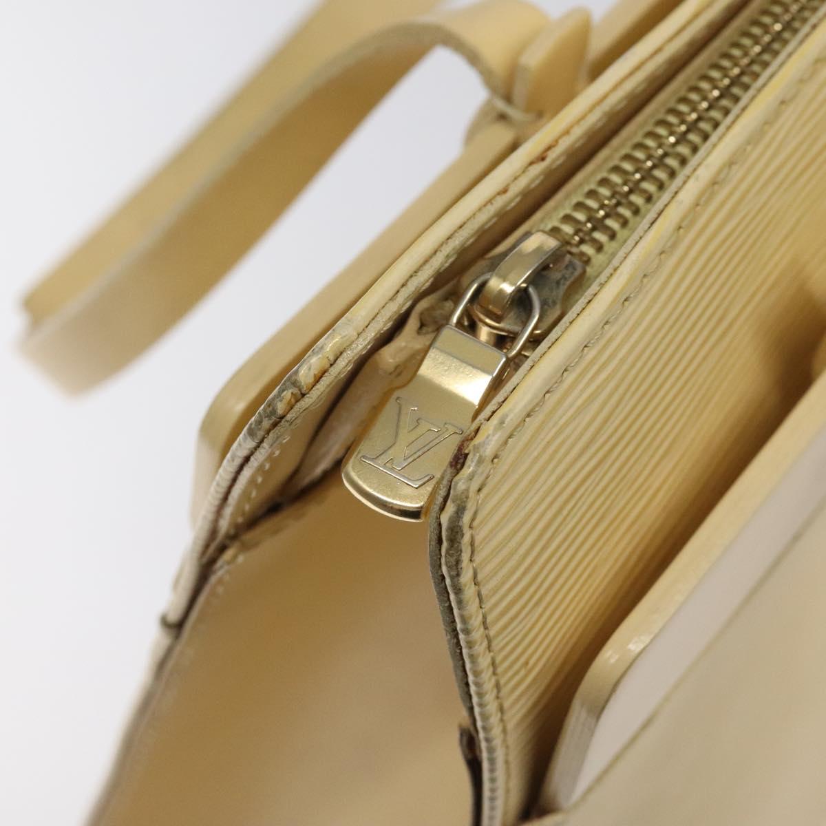LOUIS VUITTON Epi Croisette PM Tote Bag Vanilla M5249A LV Auth 126679