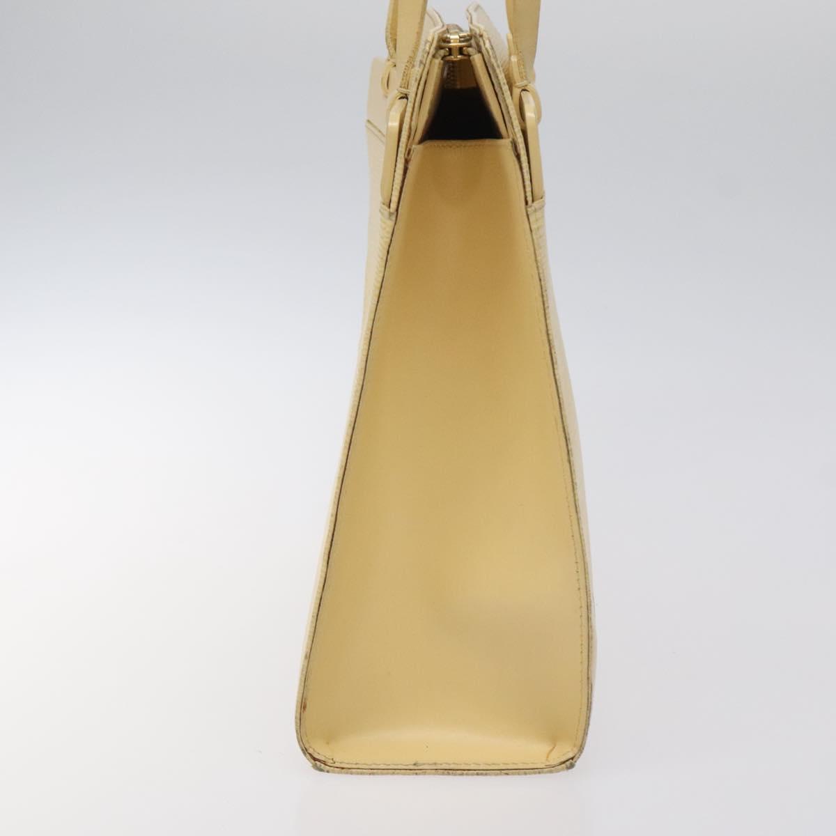 LOUIS VUITTON Epi Croisette PM Tote Bag Vanilla M5249A LV Auth 126679