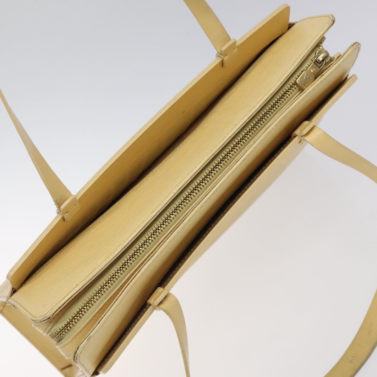 LOUIS VUITTON Epi Croisette PM Tote Bag Vanilla M5249A LV Auth 126679