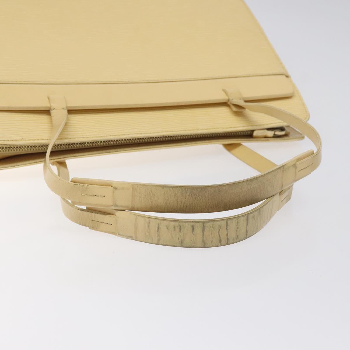 LOUIS VUITTON Epi Croisette PM Tote Bag Vanilla M5249A LV Auth 126679