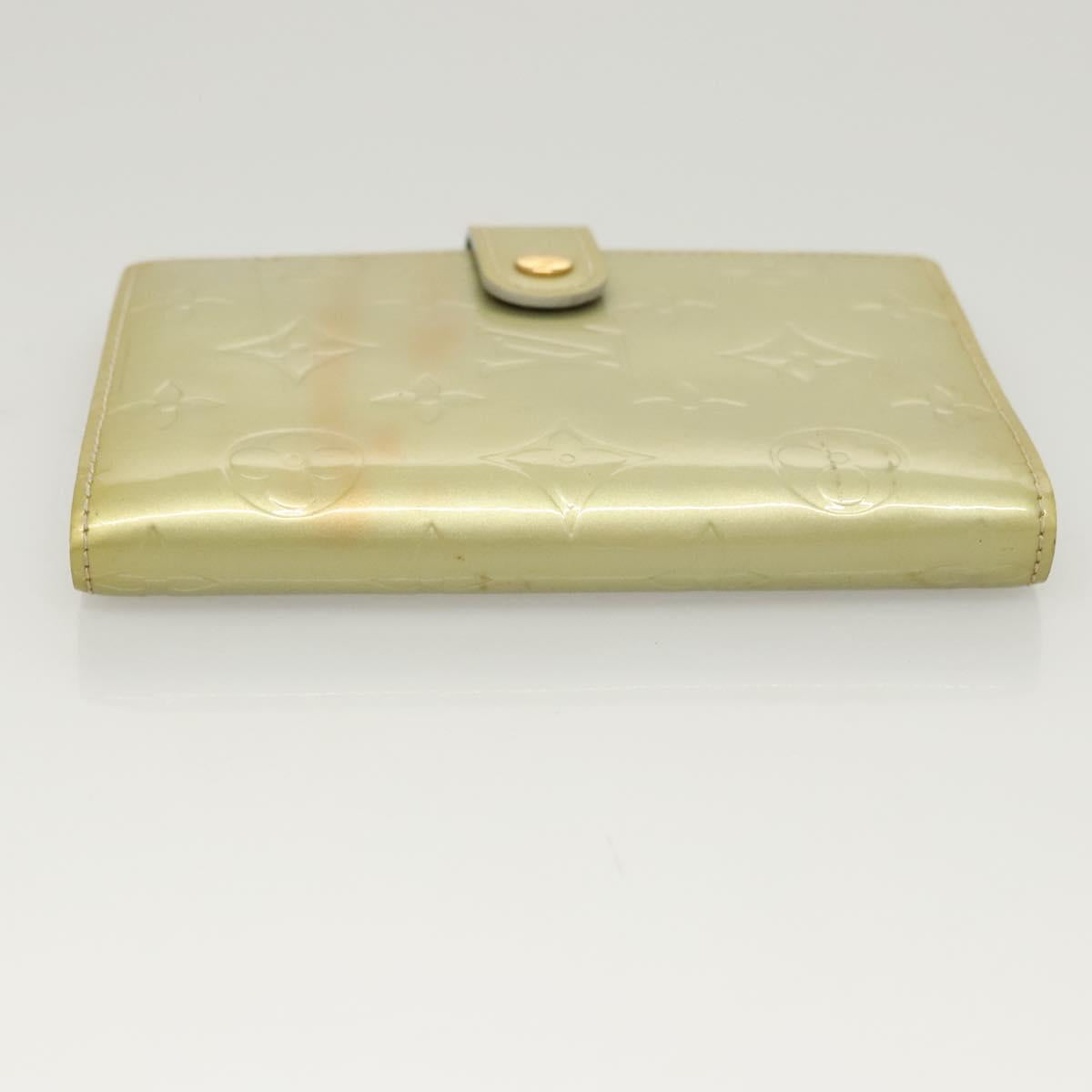 LOUIS VUITTON Vernis Agenda PM Day Planner Cover Gris R21001 LV Auth 126689A