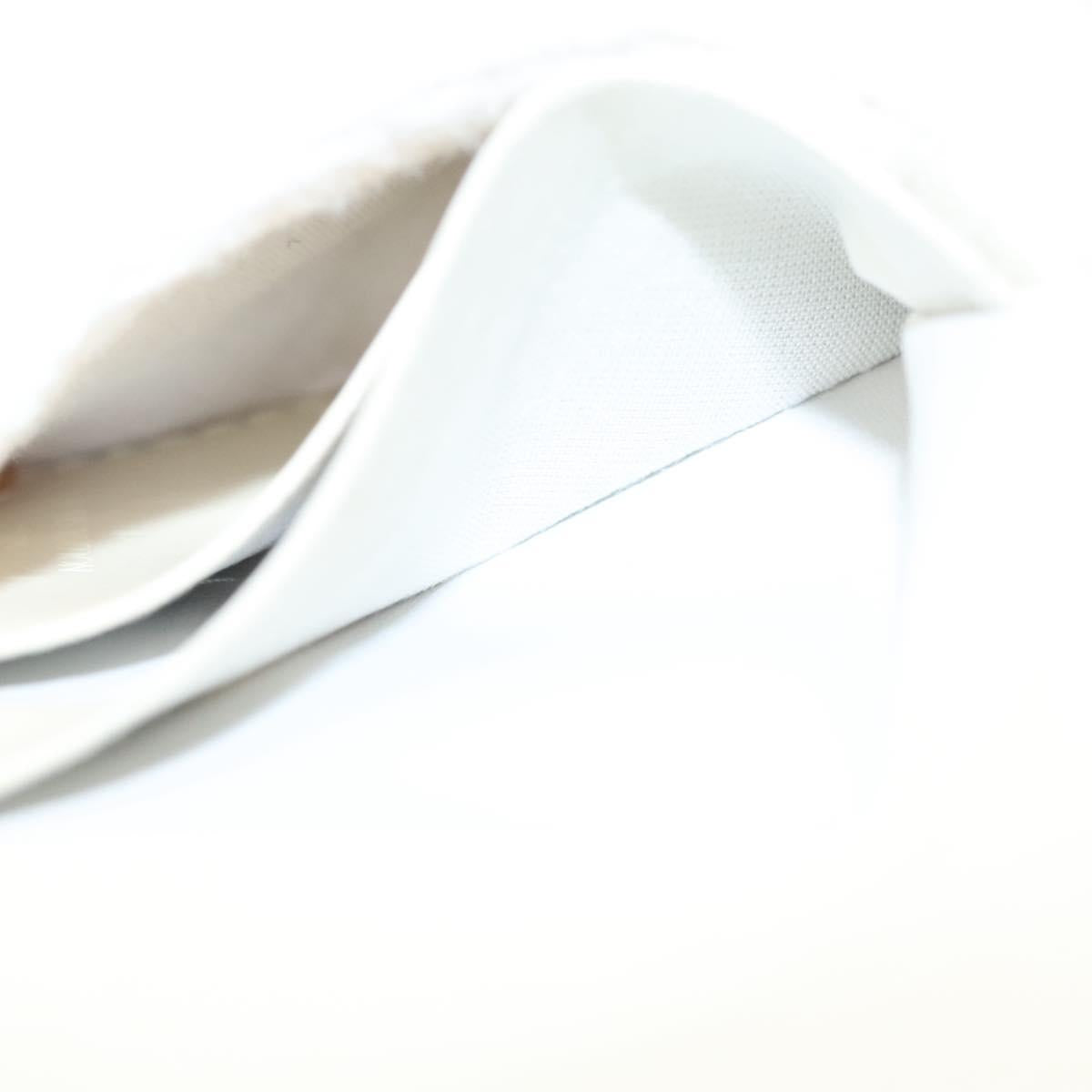 LOUIS VUITTON Suhari Compact Zip Wallet Leather Ivory M91831 LV Auth 126692