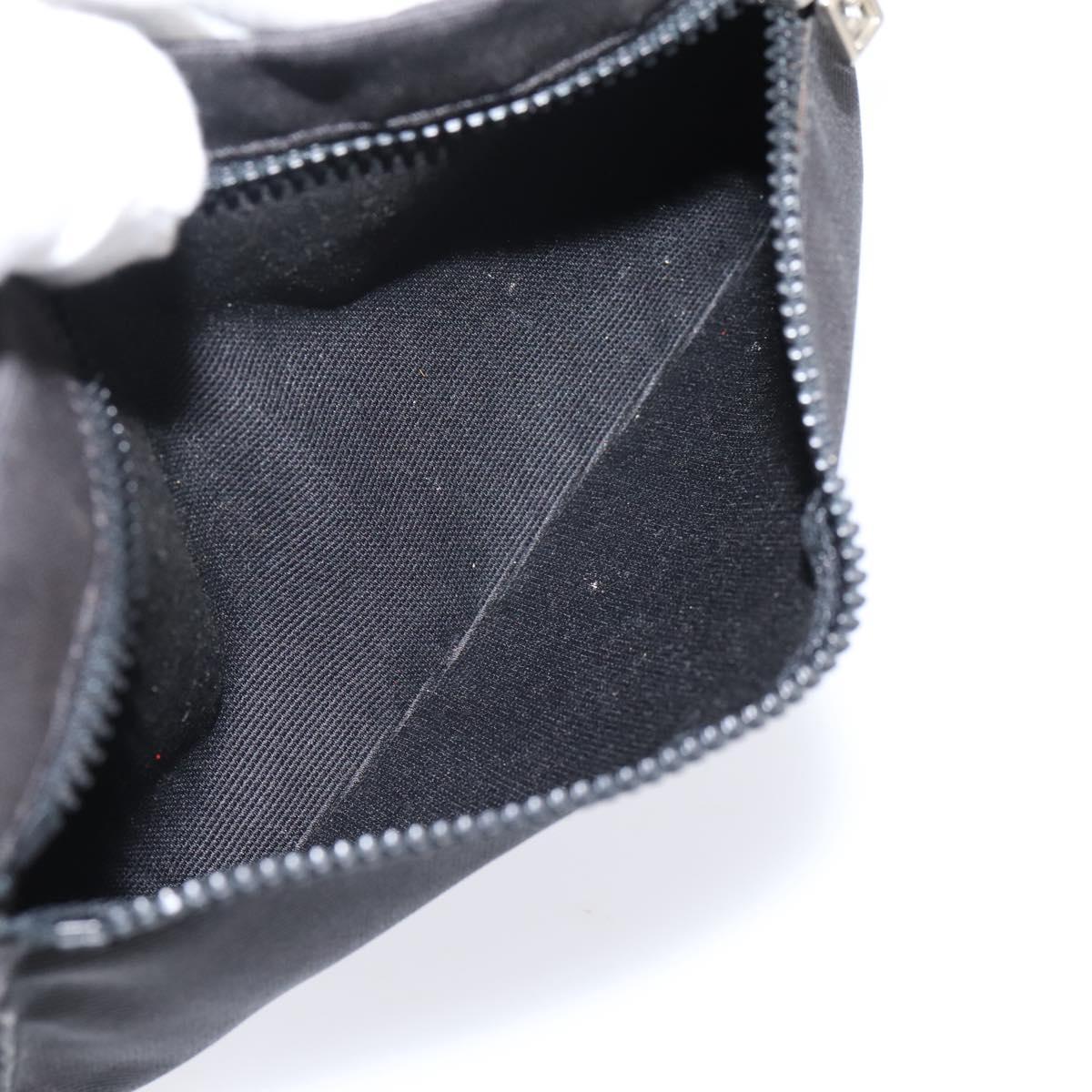 FENDI Backpack Black Silver Auth 126725