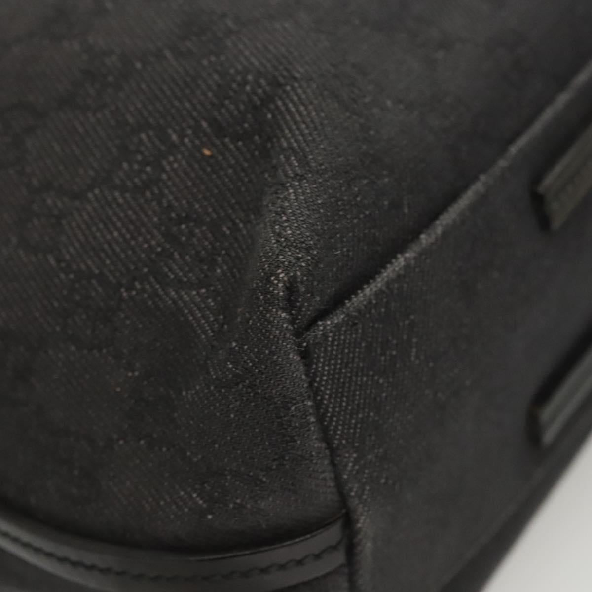 GUCCI GG Canvas Shoulder Bag Outlet Black 101341 Auth 126762
