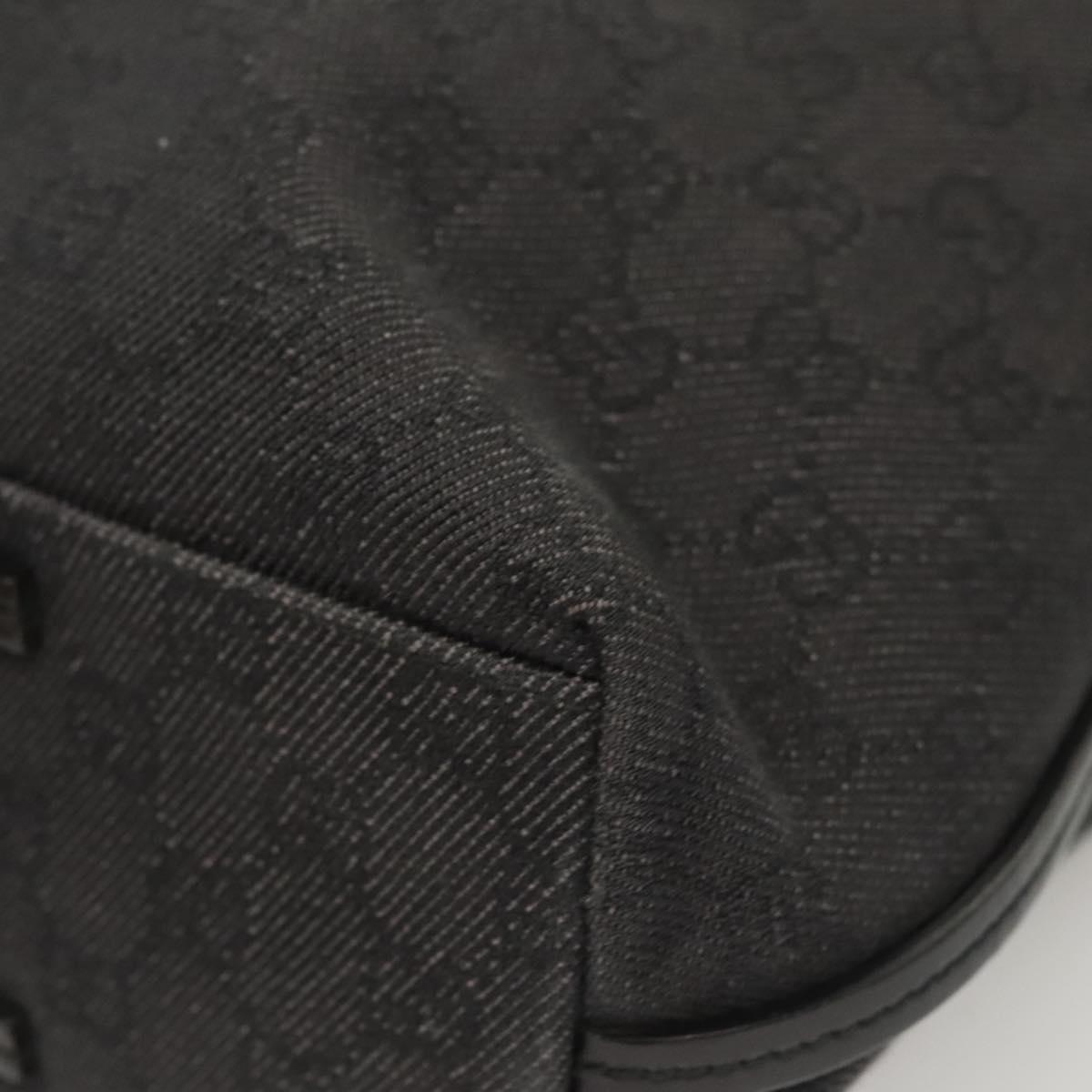GUCCI GG Canvas Shoulder Bag Outlet Black 101341 Auth 126762