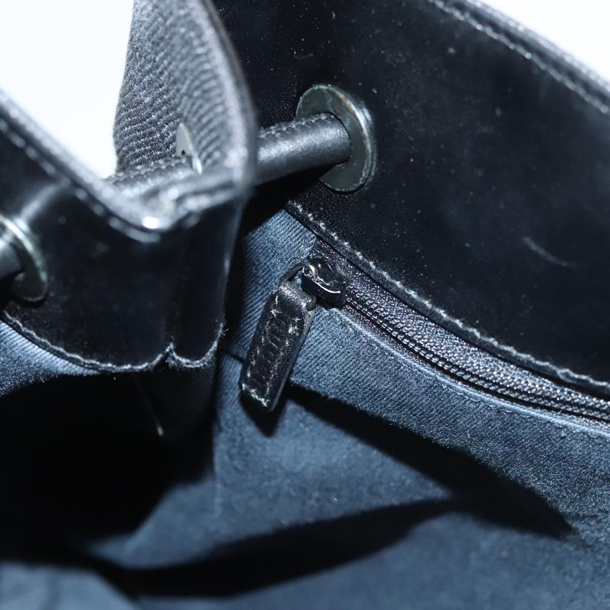 GUCCI GG Canvas Shoulder Bag Outlet Black 101341 Auth 126762