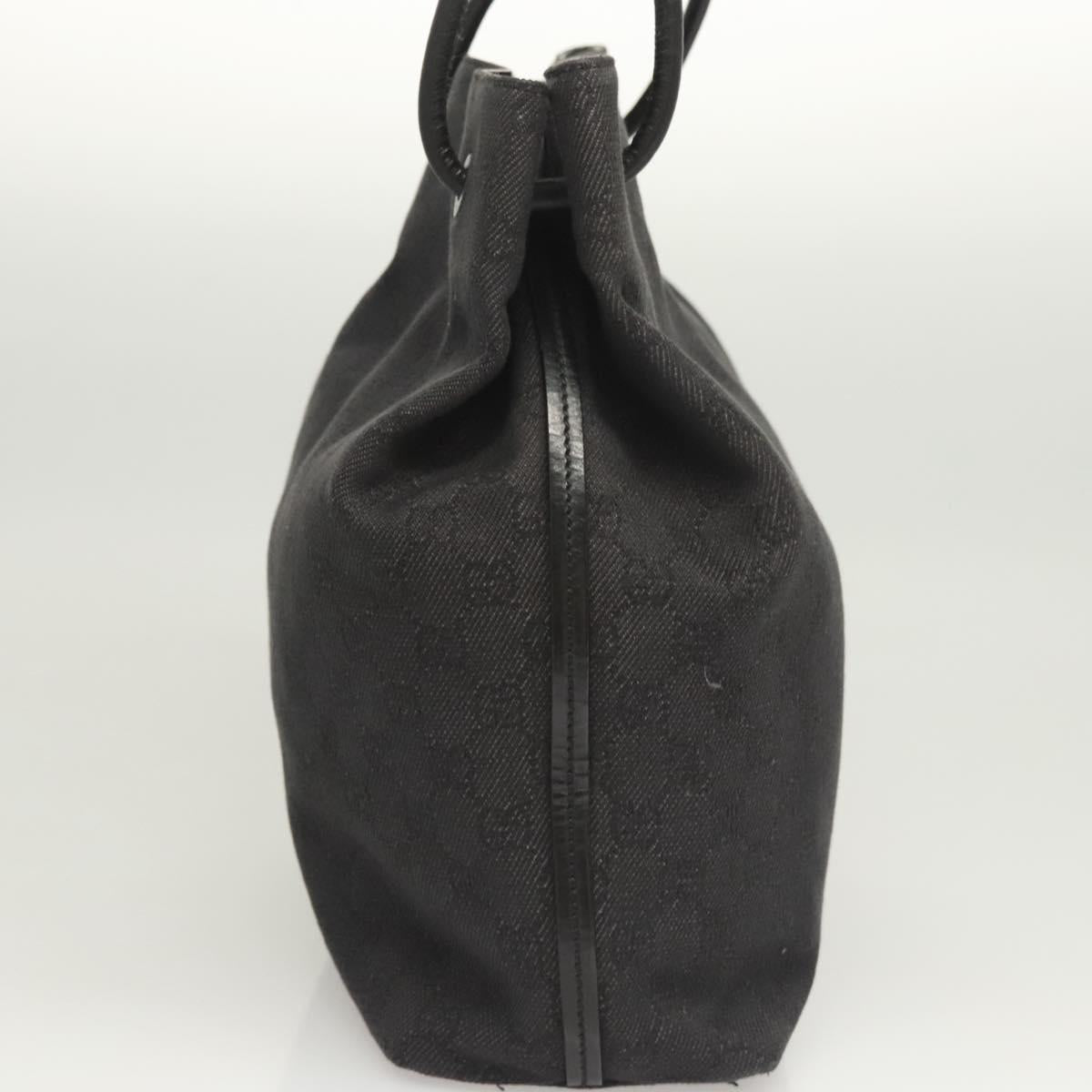 GUCCI GG Canvas Shoulder Bag Outlet Black 101341 Auth 126762
