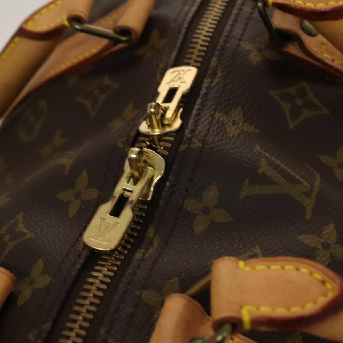 LOUIS VUITTON Monogram Keepall Bandouliere 60 Boston Bag M41412 LV Auth 126773