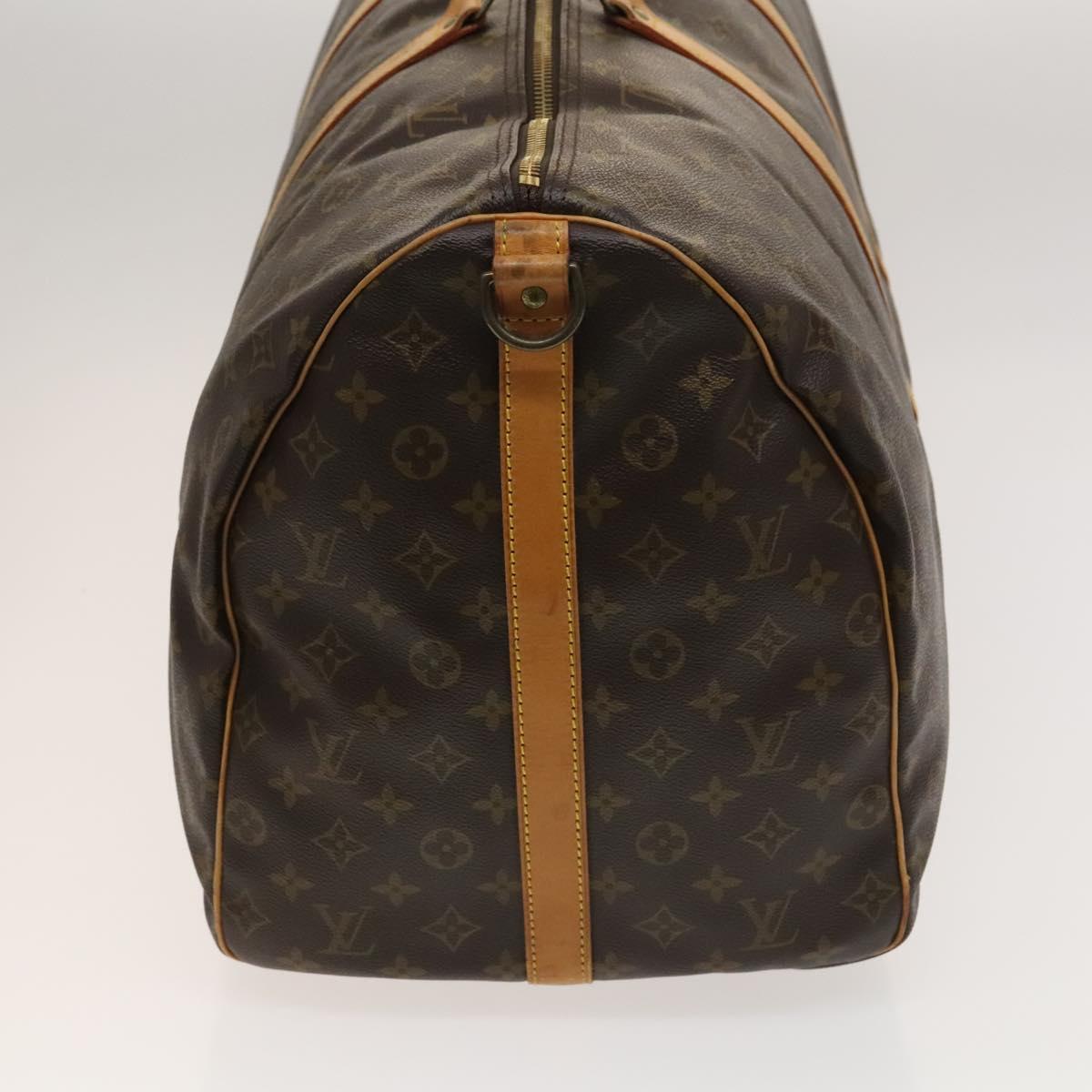 LOUIS VUITTON Monogram Keepall Bandouliere 60 Boston Bag M41412 LV Auth 126773