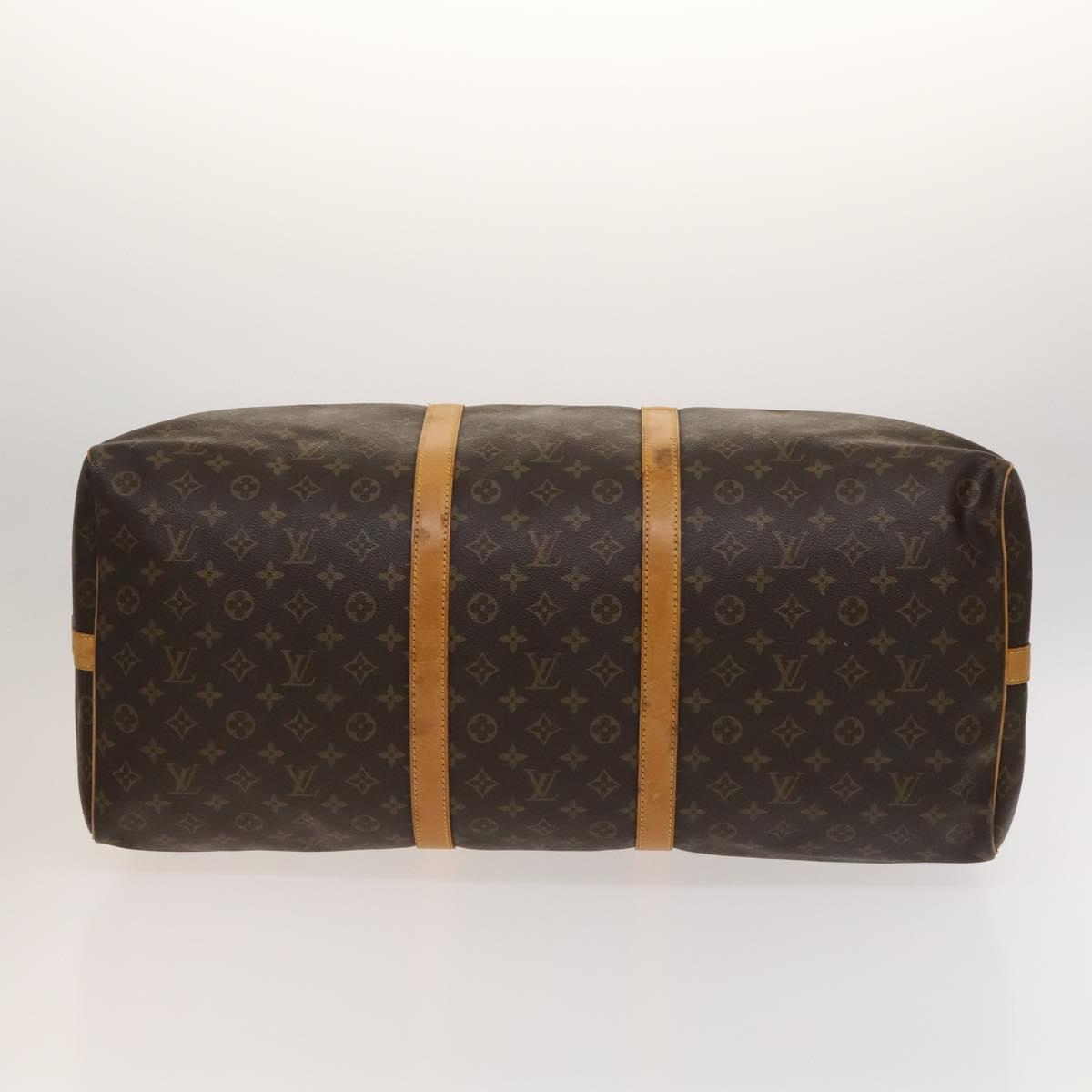 LOUIS VUITTON Monogram Keepall Bandouliere 60 Boston Bag M41412 LV Auth 126773
