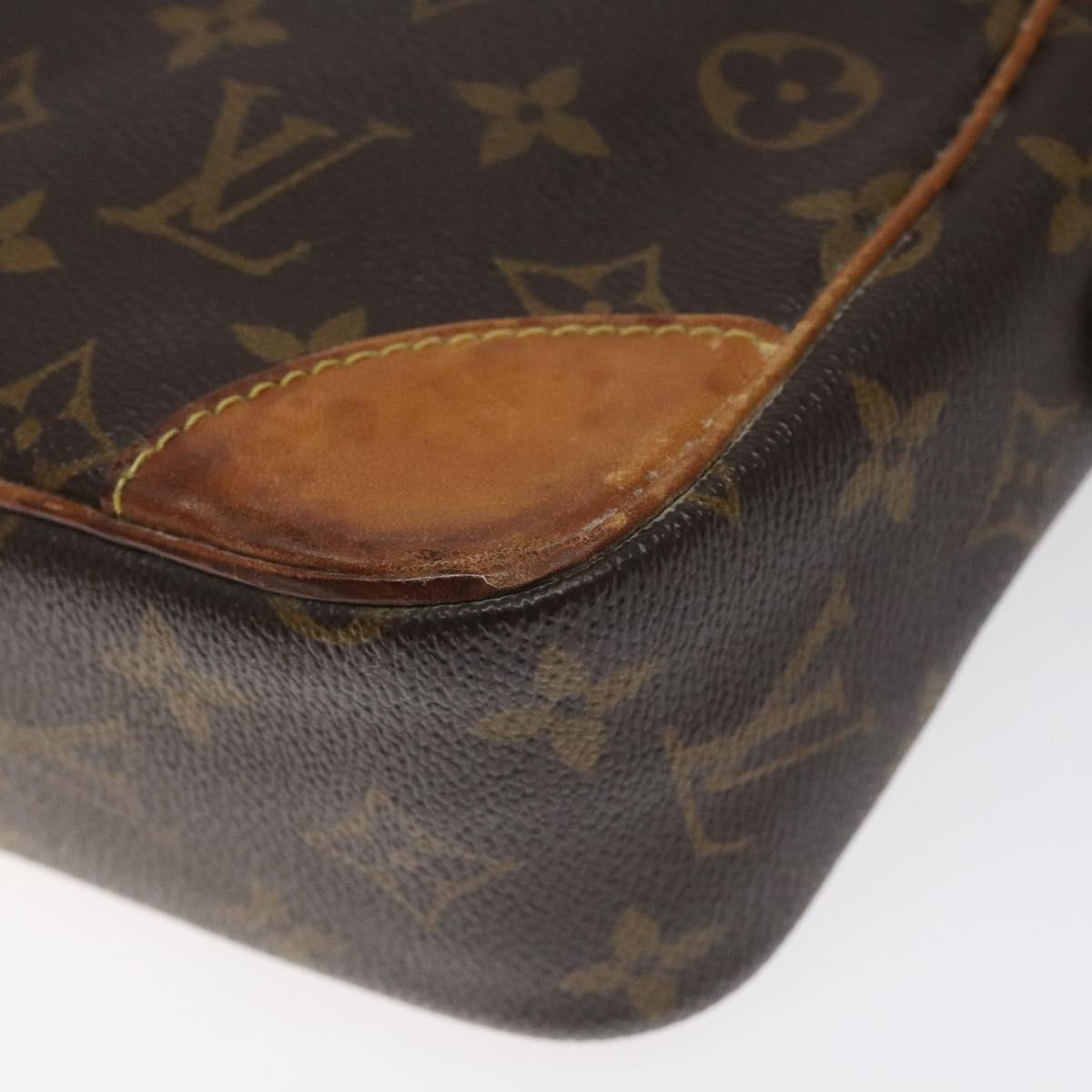 LOUIS VUITTON Monogram Compiegne 28 Clutch Bag M51845 LV Auth 126832