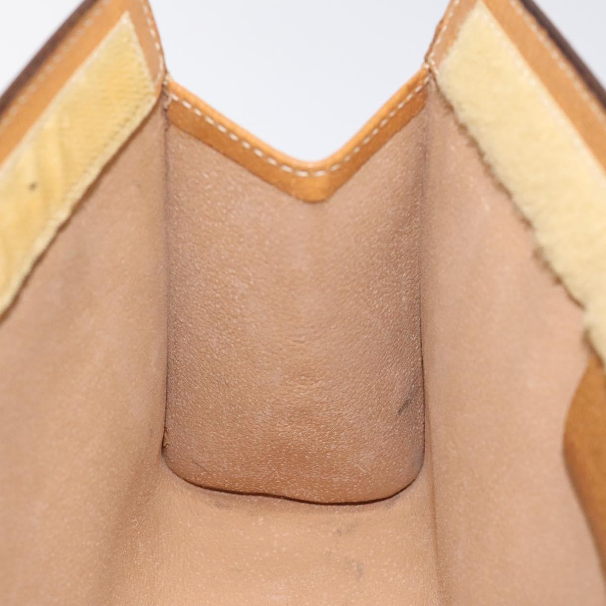 GUCCI Micro GG Supreme Web Sherry Line Bag PVC Beige 156 01 032 Auth 126935