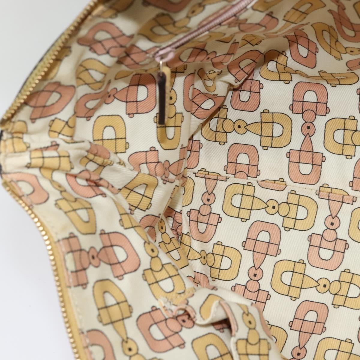 GUCCI GG Canvas Guccissima Abbey Tote Bag Leather Yellow Gold 141470 Auth 126950