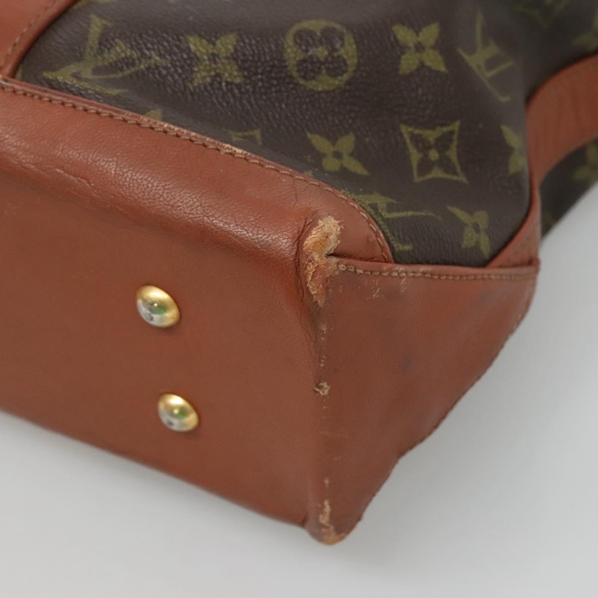 LOUIS VUITTON Monogram Sac Weekend PM Hand Bag Vintage M42425 LV Auth 127001