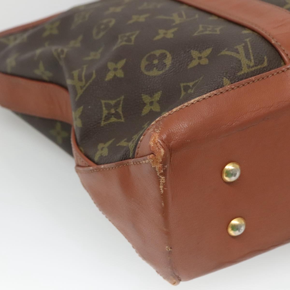 LOUIS VUITTON Monogram Sac Weekend PM Hand Bag Vintage M42425 LV Auth 127001